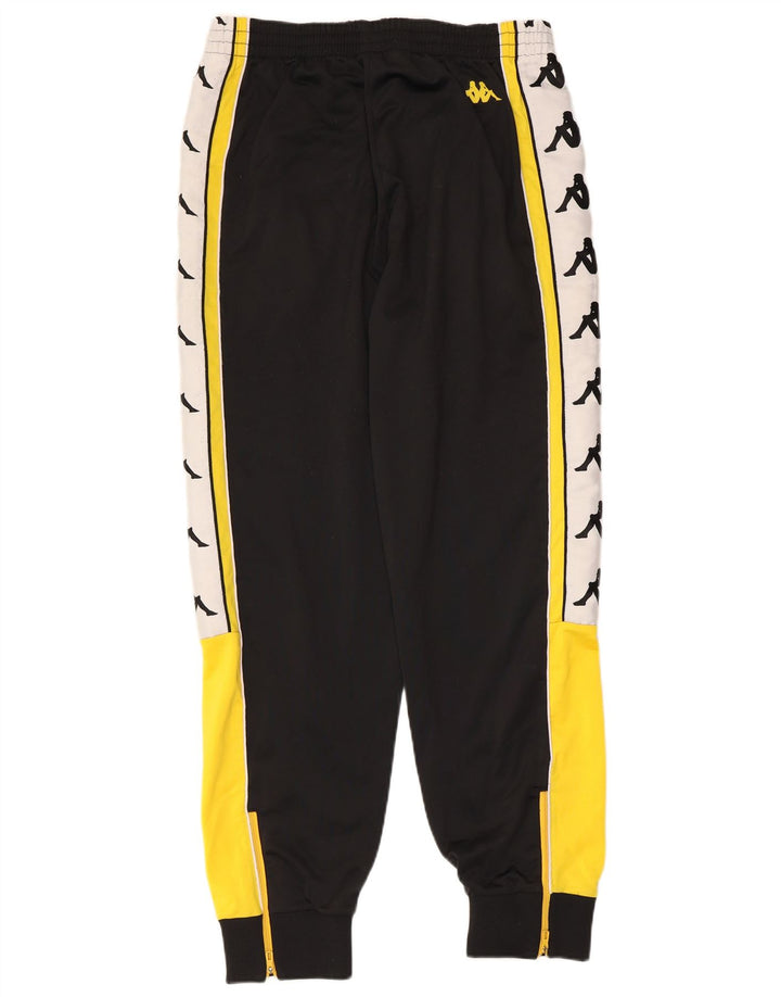 Kappa Pantalon de survêtement pour homme Pantalon de jogging Large Noir Colorblock Polyester