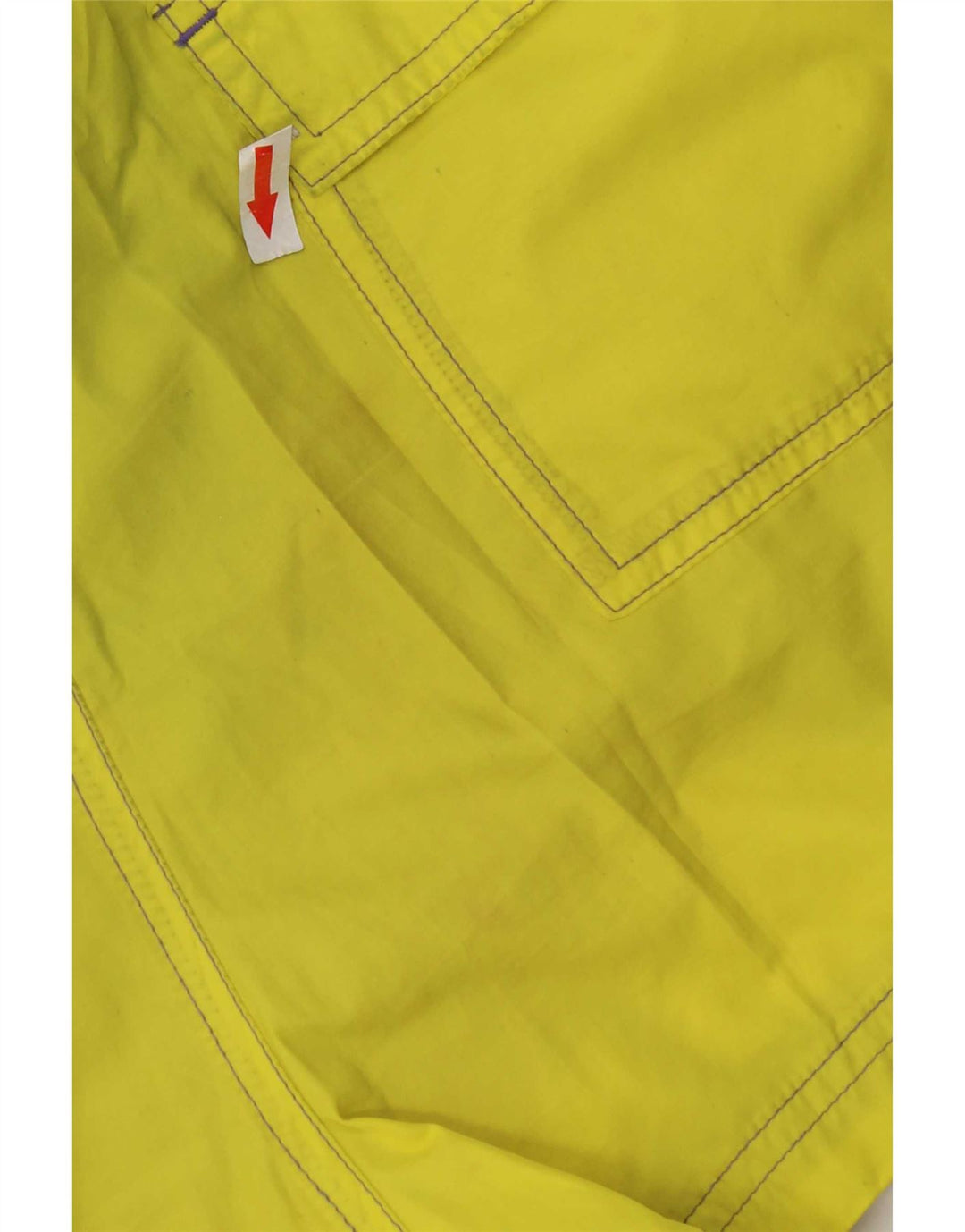 Calvin Klein Short de bain graphique pour hommes, grand jaune, polyester