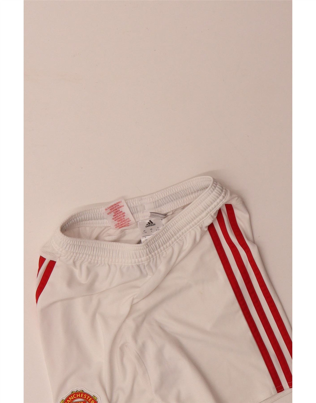 ADIDAS Short de sport Manchester United pour garçon 9-10 ans Blanc Polyester