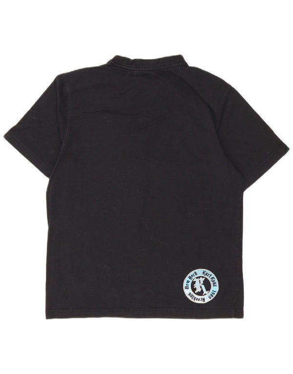 Karl Kani Mens Loose Fit Graphic T-Shirt Top XS Black Cotton
