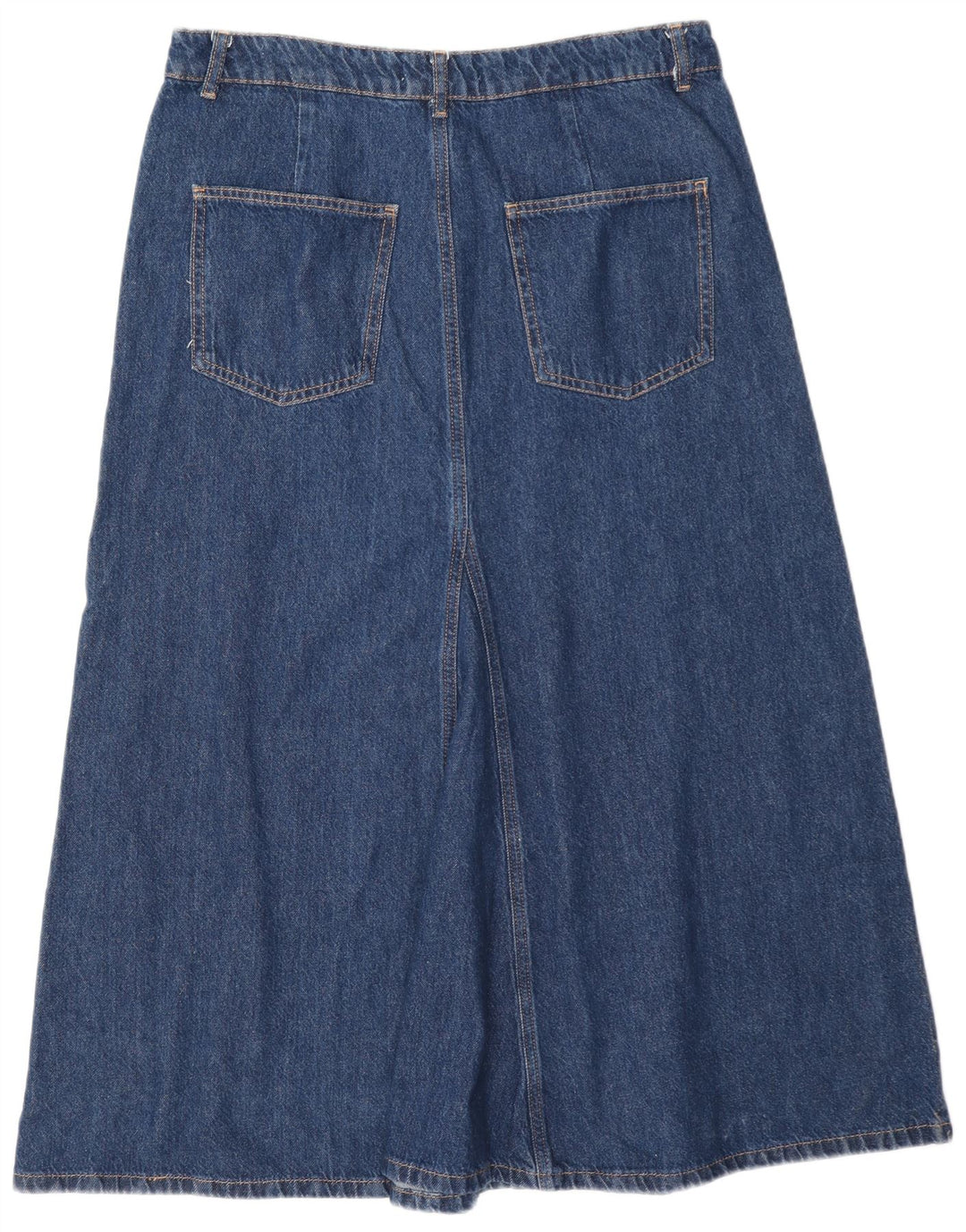 Zara Femme Jupe En Jean Large W30 Bleu