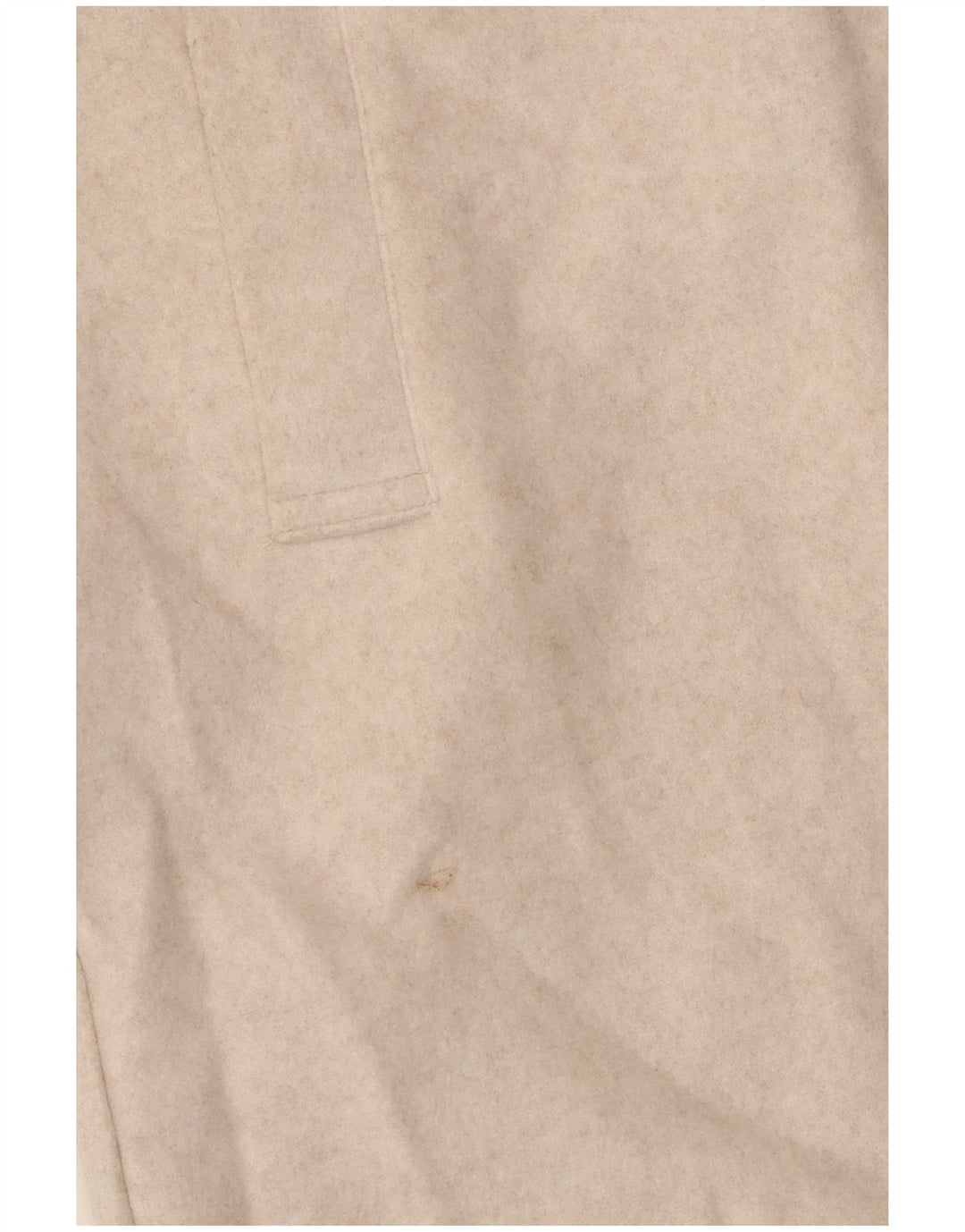 Zara Manteau à capuche pour femme UK 12 Polyester beige moyen