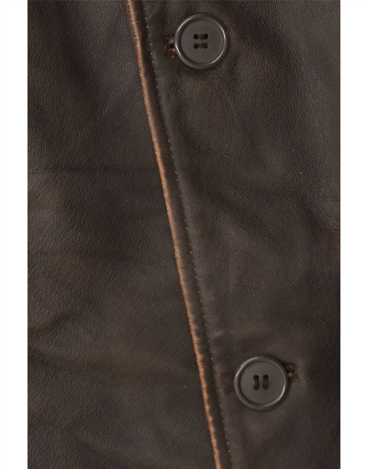 Conbipel Veste en Cuir Homme IT 52 Grand Cuir Marron