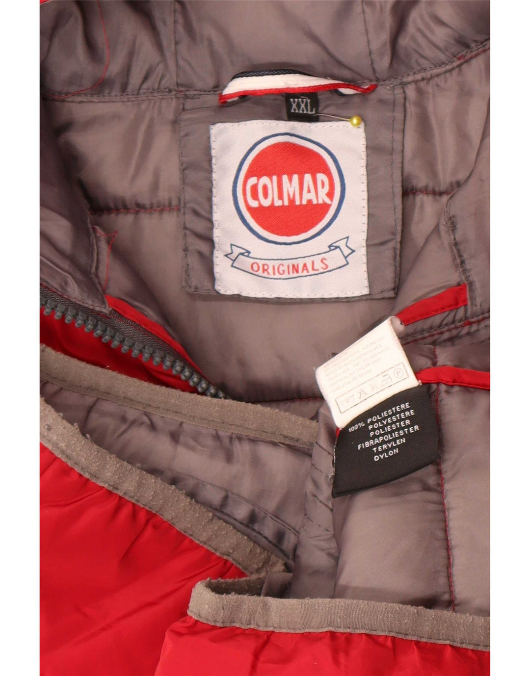 Colmar Veste matelassée à capuche garçon 15-16 ans 2XL Rouge Polyester