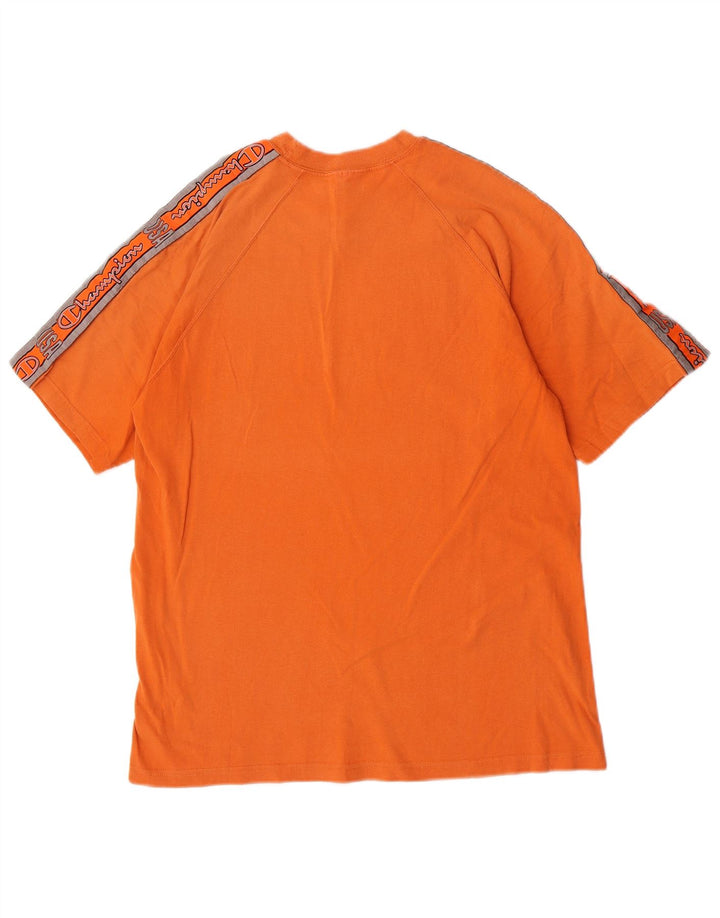 Champion T-Shirt Graphique Homme Orange Moyen Coton