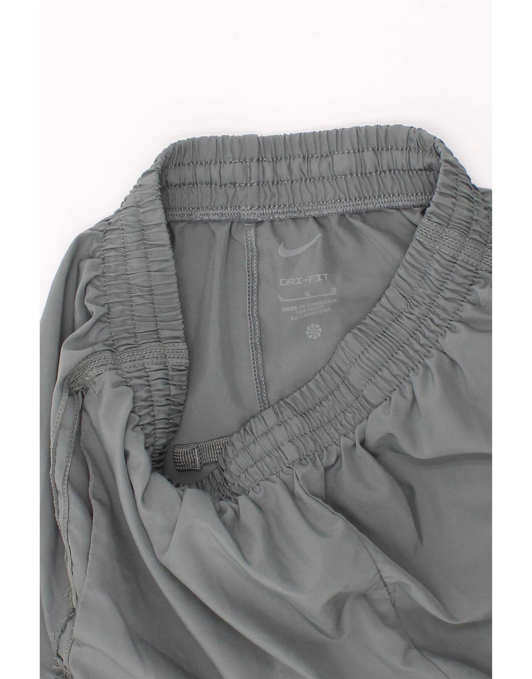 Nike Short de sport Dri Fit pour garçon 12-13 ans Gris Taille L