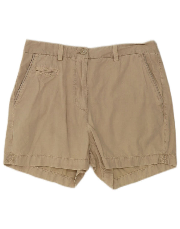 Marks & Spencer Short Chino Femme UK 8 Small W28 Coton Beige