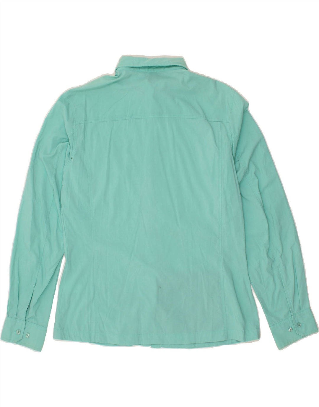 MOUNTAIN EQUIPMENT Womens Shirt UK 16 Large Turquoise Nylon Vintage Mountain Equipment and Second-Hand Mountain Equipment from Messina Hembry 