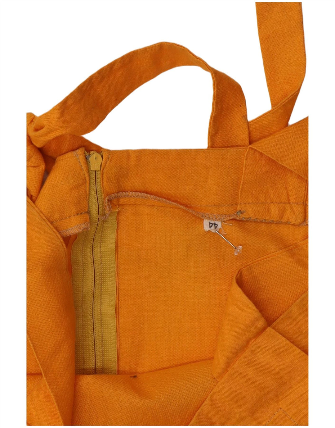 vintage Femme Robe d’été sans manches IT 44 Orange Moyen