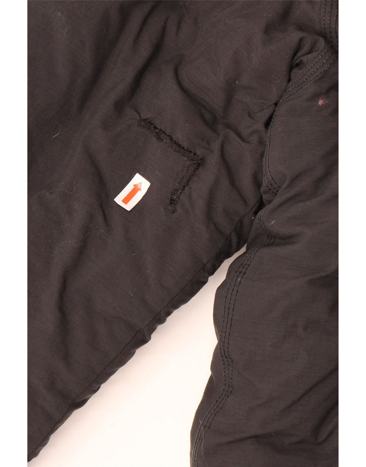 Vans Veste rembourrée à capuche pour homme UK 40 Large Gris Nylon