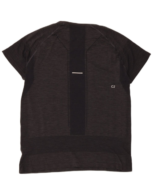 T-shirt Asics Homme Haut Large Gris Moucheté Coton