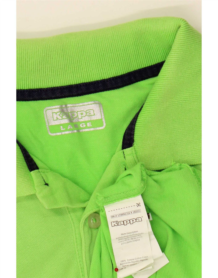 Kappa Polo Homme Grand Vert Coton