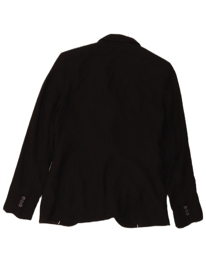 Massimo Dutti Veste Blazer 1 Bouton Femme EU 38 Petit Noir