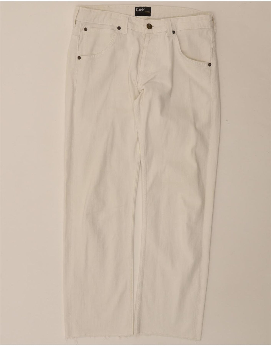 LEE Jean Slim Powell Femme W32 L27 Coton Blanc
