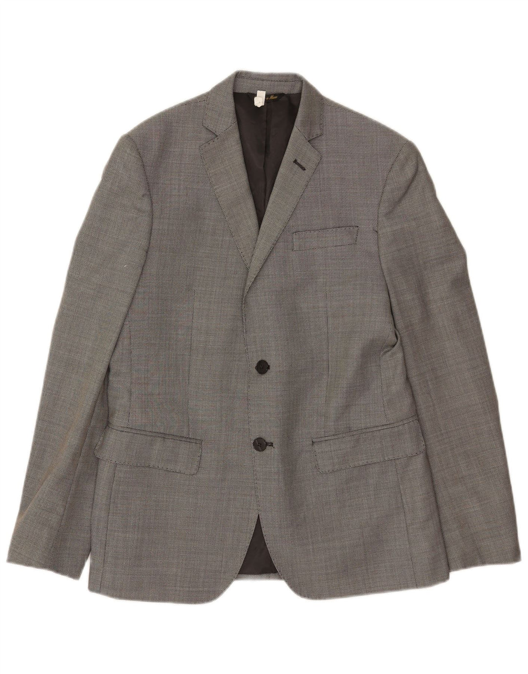 Cerruti 1881 Veste blazer slim à 2 boutons pour homme IT 50 Large laine vierge grise