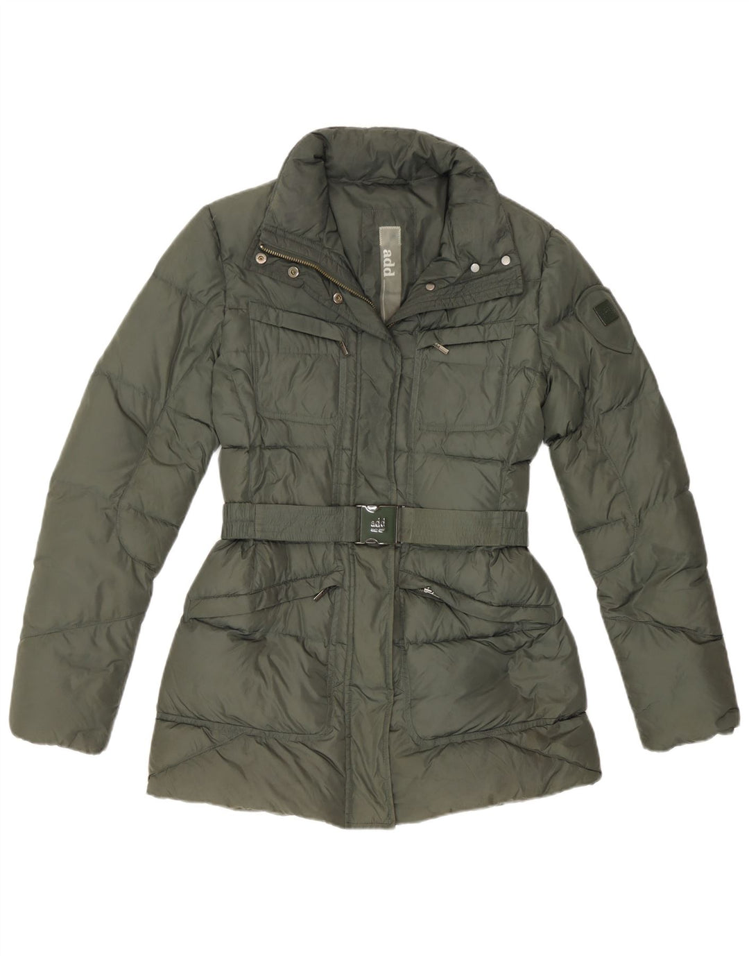 ADD Veste matelassée pour femme UK 12 Medium Khaki Polyamide