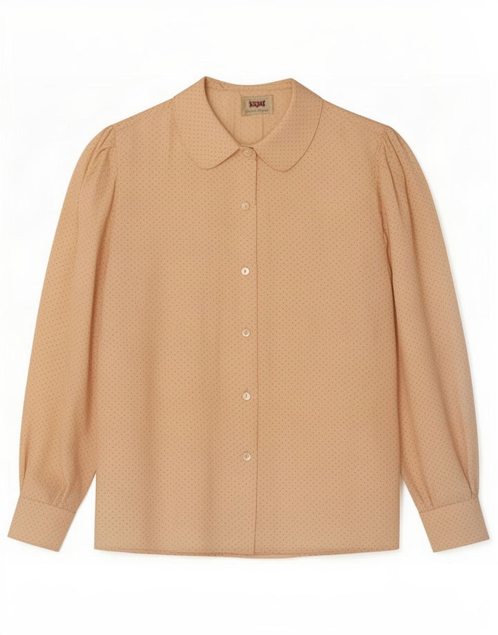 Sisley Chemisier Femme IT 42 Beige Moyen Tacheté
