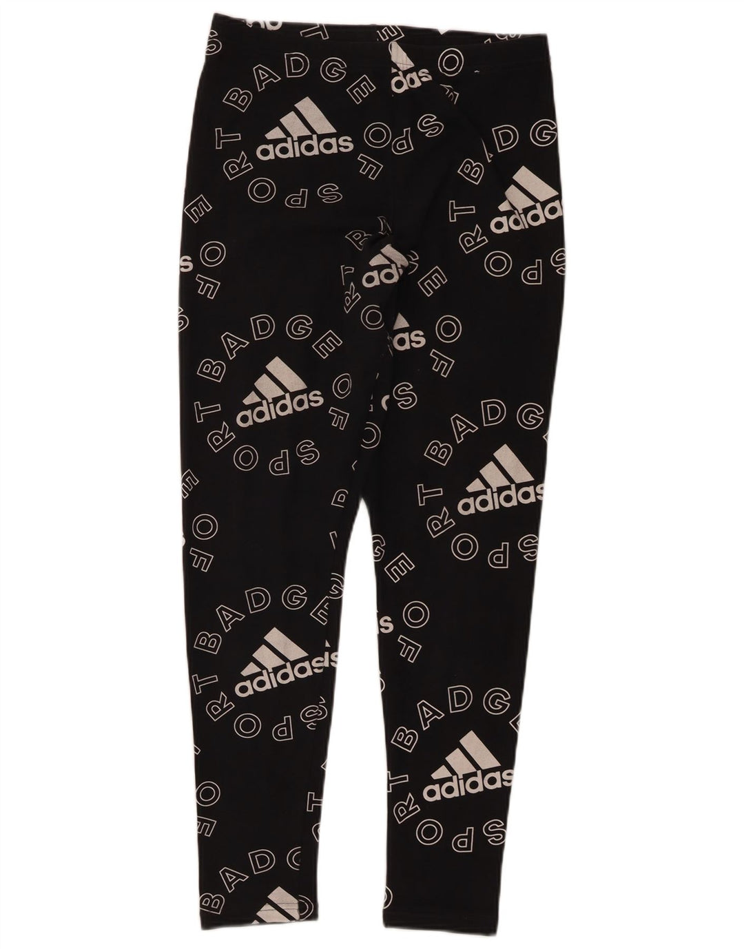 Adidas Legging graphique pour femme UK 12/14 Noir moyen