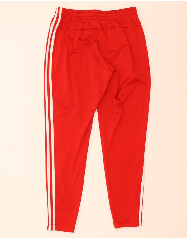 Adidas Pantalon de survêtement pour femme UK 8/10 Petit Rouge Polyester