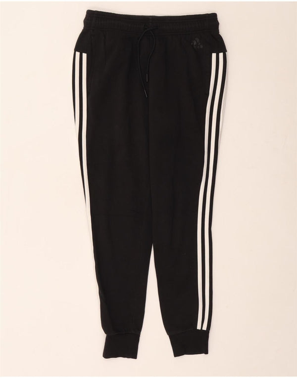 ADIDAS Pantalon de survêtement pour femme Joggers UK 4/6 XS Noir Coton