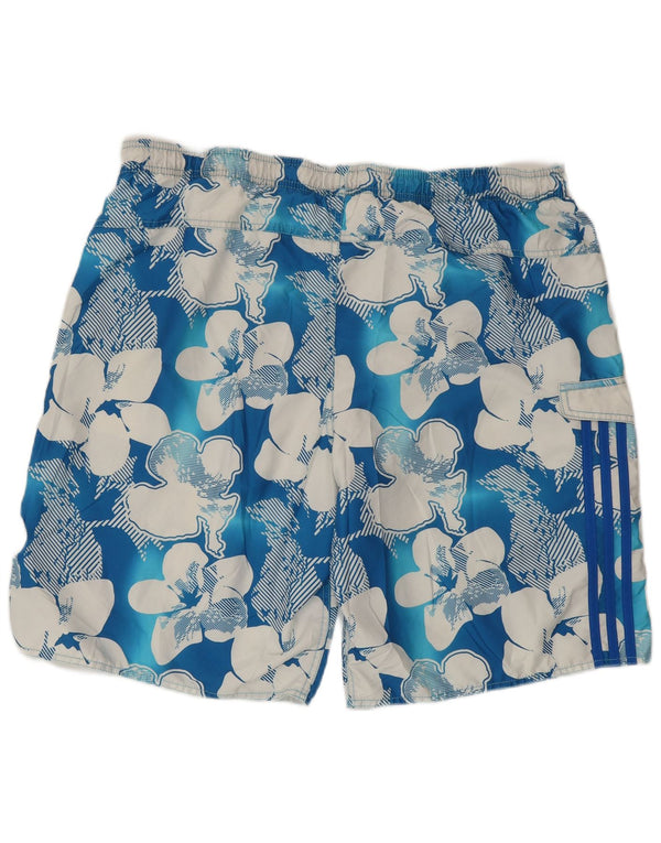 Adidas Short de bain homme XL Bleu Floral Polyester