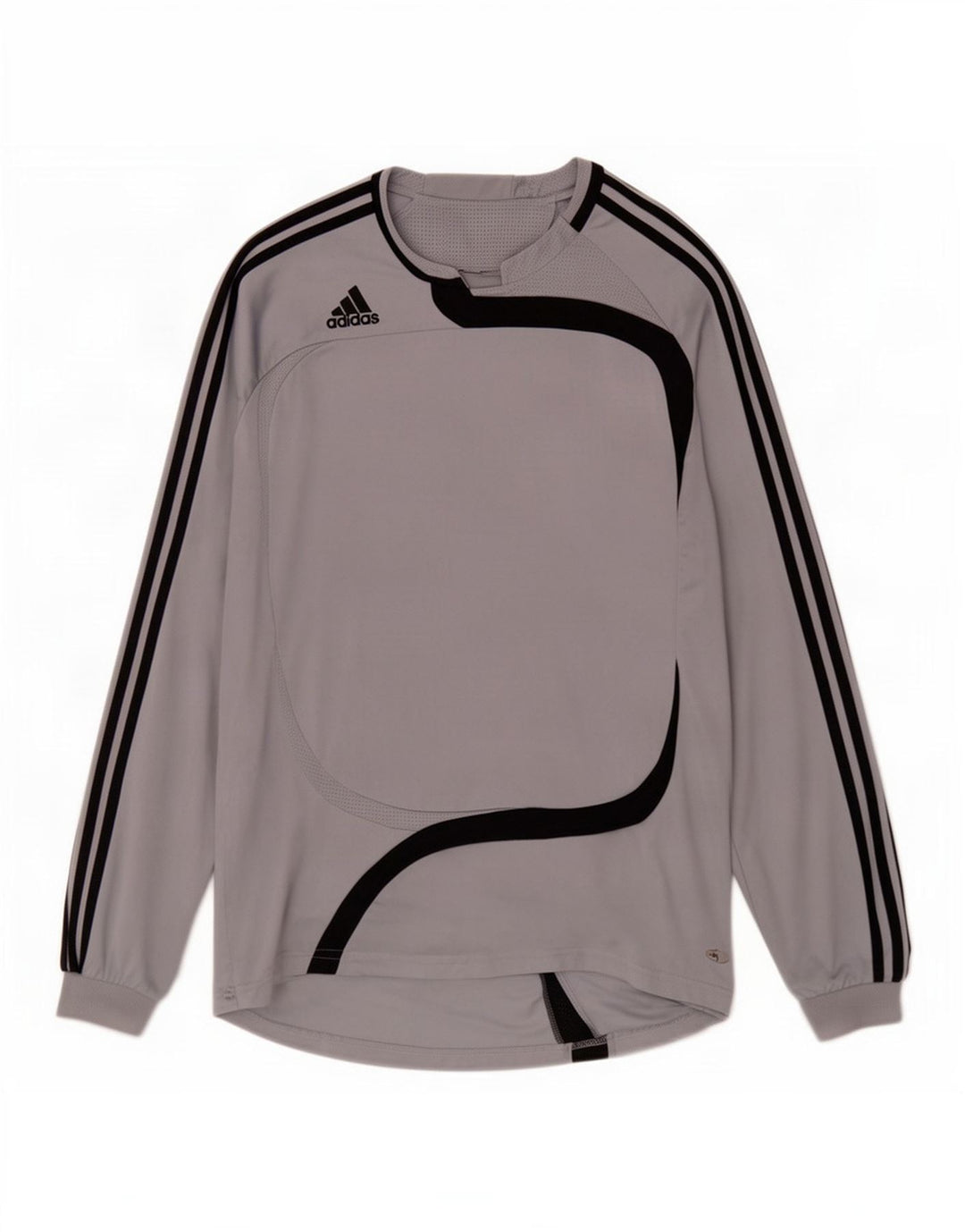 Adidas Haut à manches longues pour homme XL Gris Colorblock Polyester