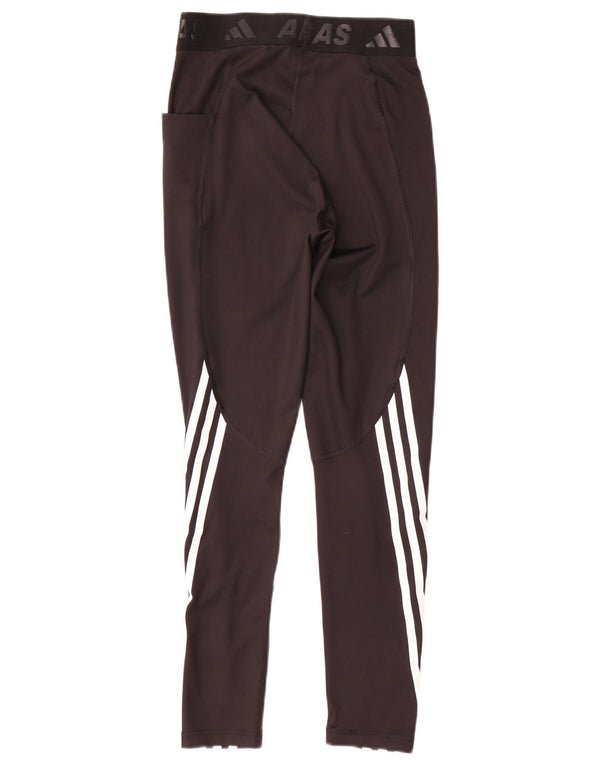 Adidas Aeroready Graphic Leggings pour femme UK 8/10 Petit Noir
