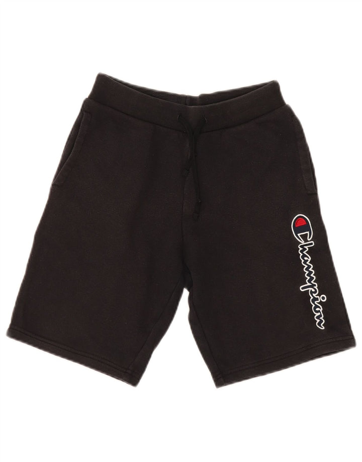 CHAMPION Short de sport graphique garçon 9-10 ans noir