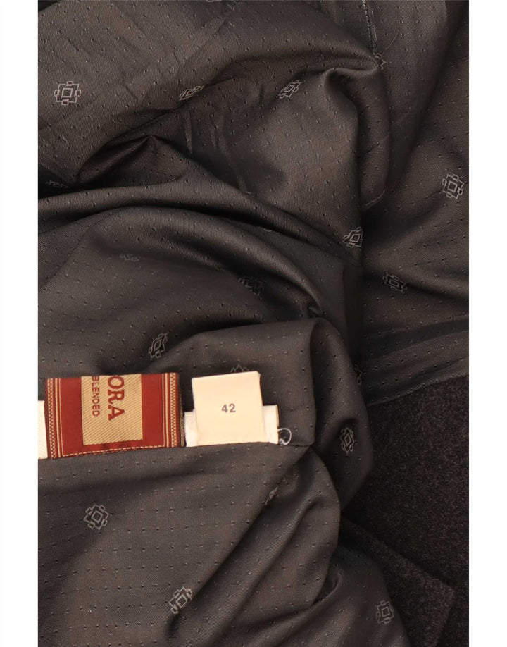 Penny Black Veste blazer surdimensionnée à 4 boutons pour femme IT 42 laine gris moyen