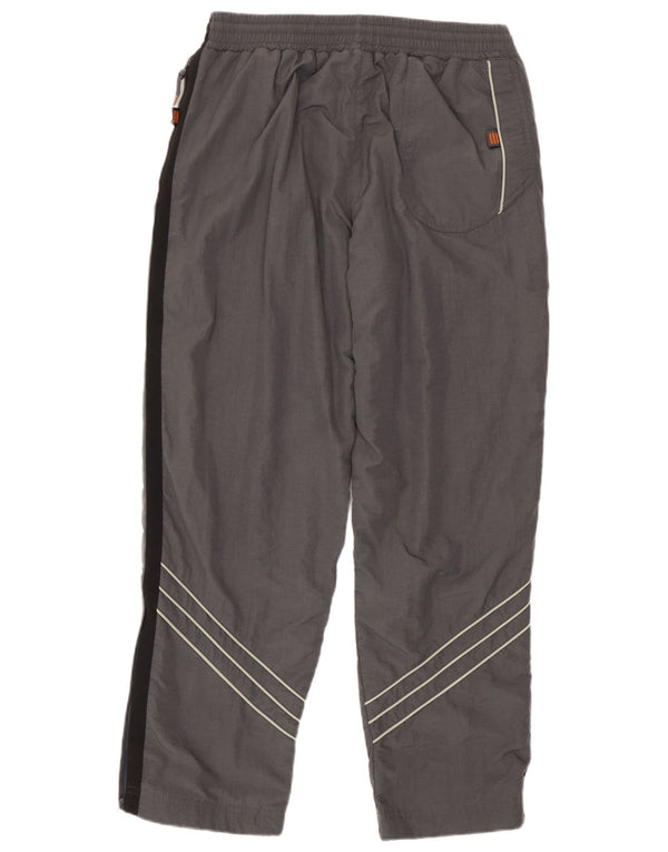 Adidas Pantalon de survêtement pour homme UK 40/42 Gris moyen Colourblock Polyamide