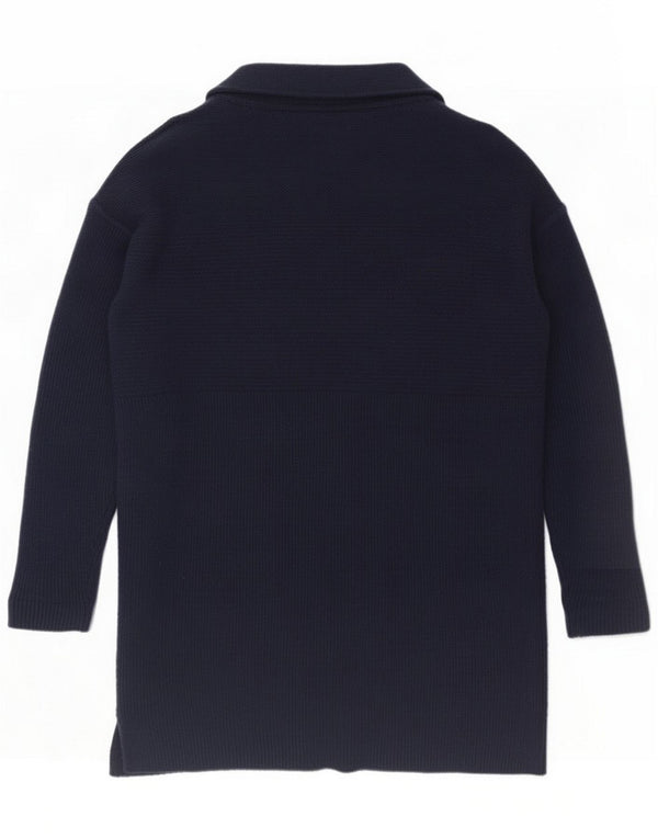 Crew Clothing Cardigan long pour femme UK 10 Small Bleu marine