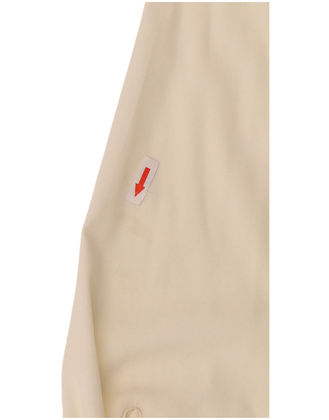 Chemisier chemise femme vintage UK 14 Medium Off White Viscose