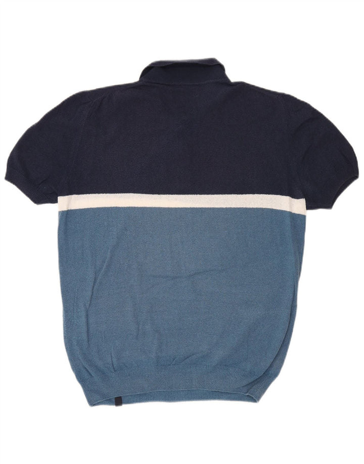 Fay Polo Homme IT 48 Bleu Marine Moyen Colourblock