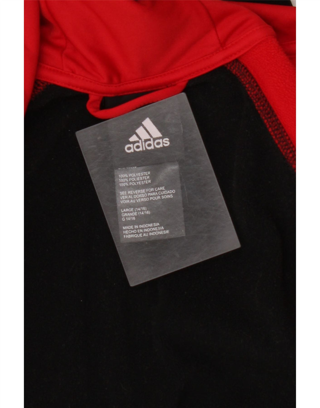 ADIDAS Pull à capuche zippé Climawarm pour garçon 14-15 ans Grand Noir