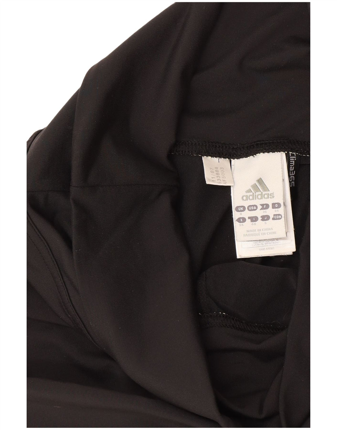 Adidas Climalite Bermuda Sport Short UK 8 Petit Noir Polyester