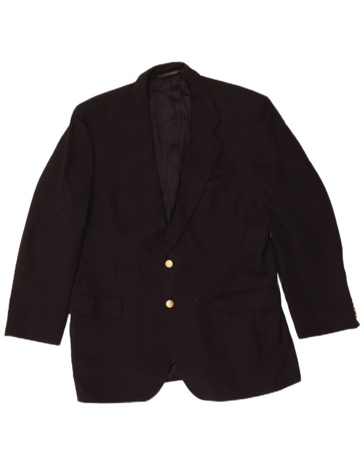 Marks & Spencer Veste blazer à 2 boutons pour homme UK 42 Grande laine bleu marine