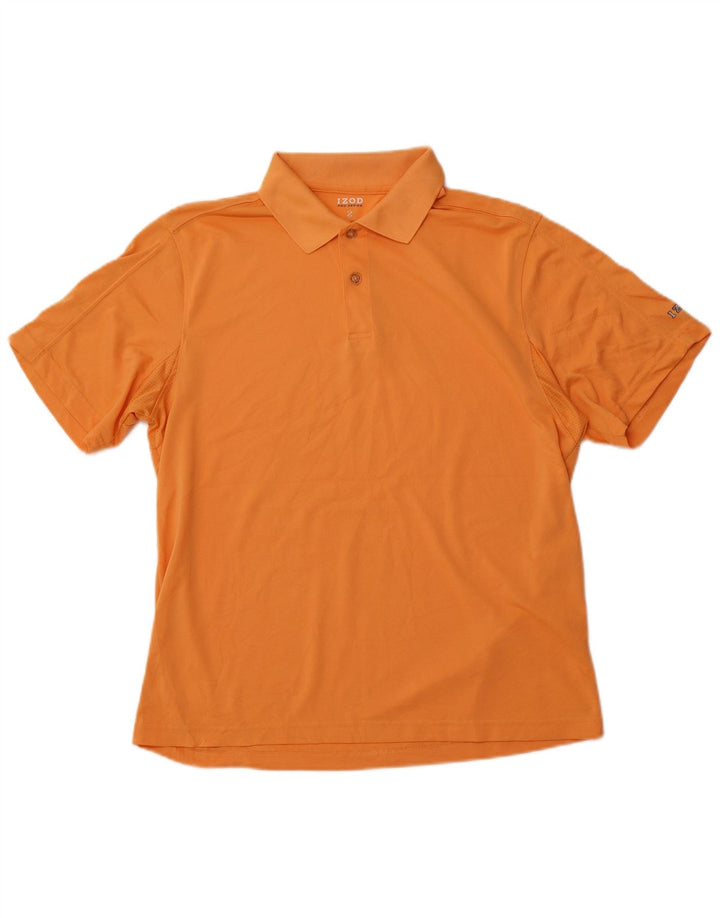 IZOD Polo Homme Orange Moyen Polyester