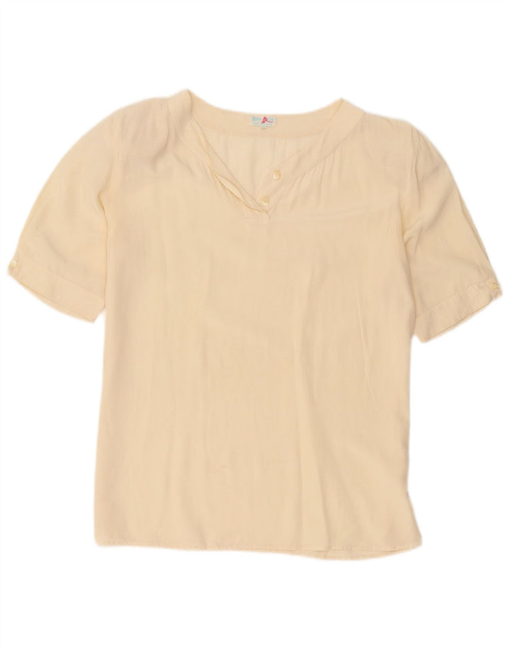 Balloon Chemisier Femme Top EU 38 Soie Beige Moyen
