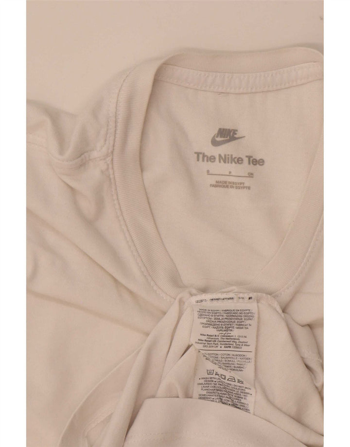 Nike T-Shirt Homme Petit Blanc Coton