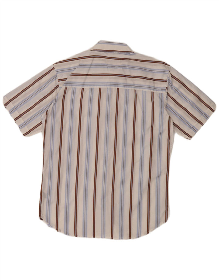 PIERRE CARDIN Chemise Manches Courtes Homme Rayé Moyen Multicolore