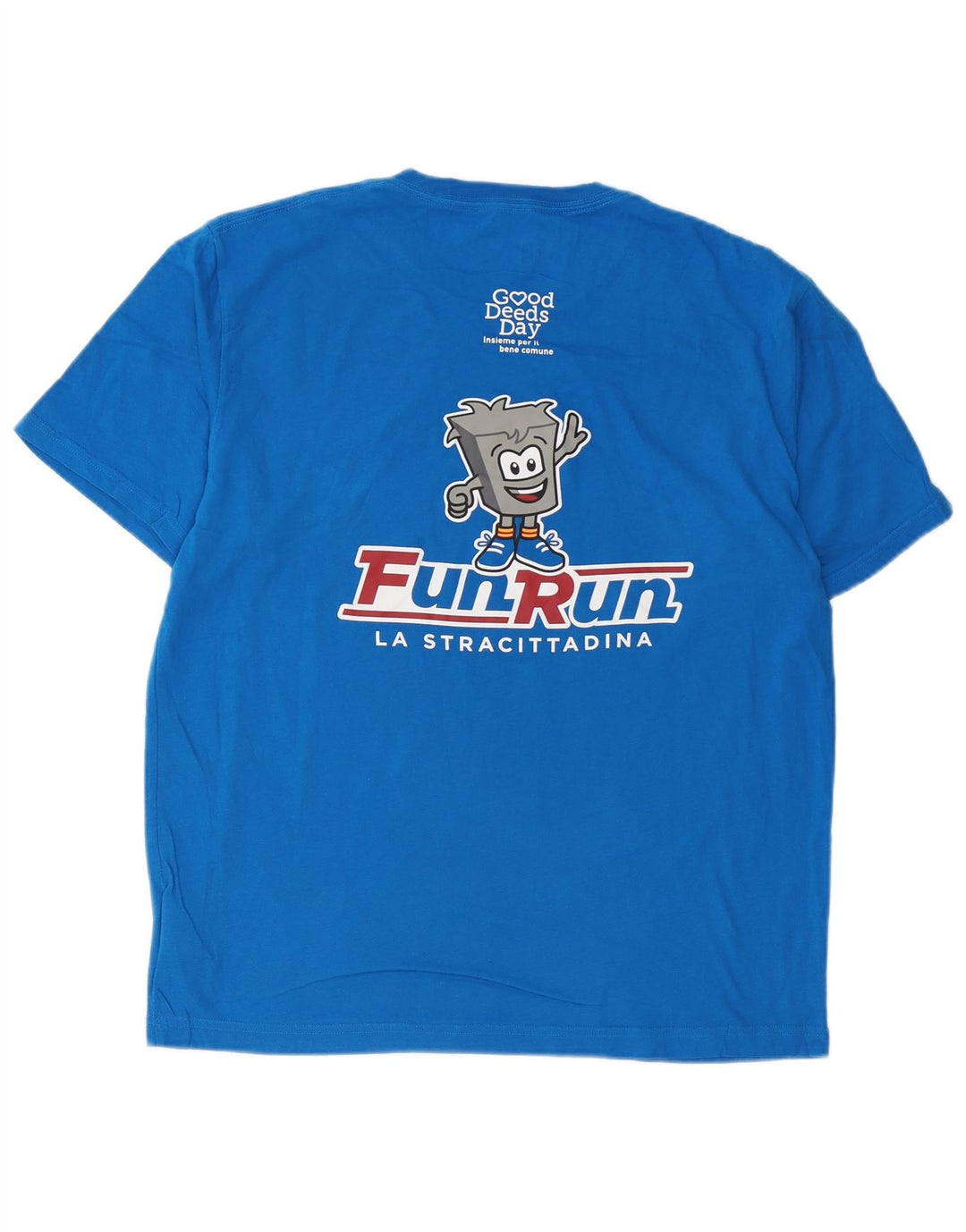 NEW BALANCE T-Shirt Graphique Homme Bleu Moyen Coton