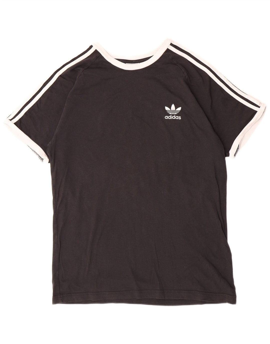 ADIDAS T-Shirt Homme Haut Large Noir Coton