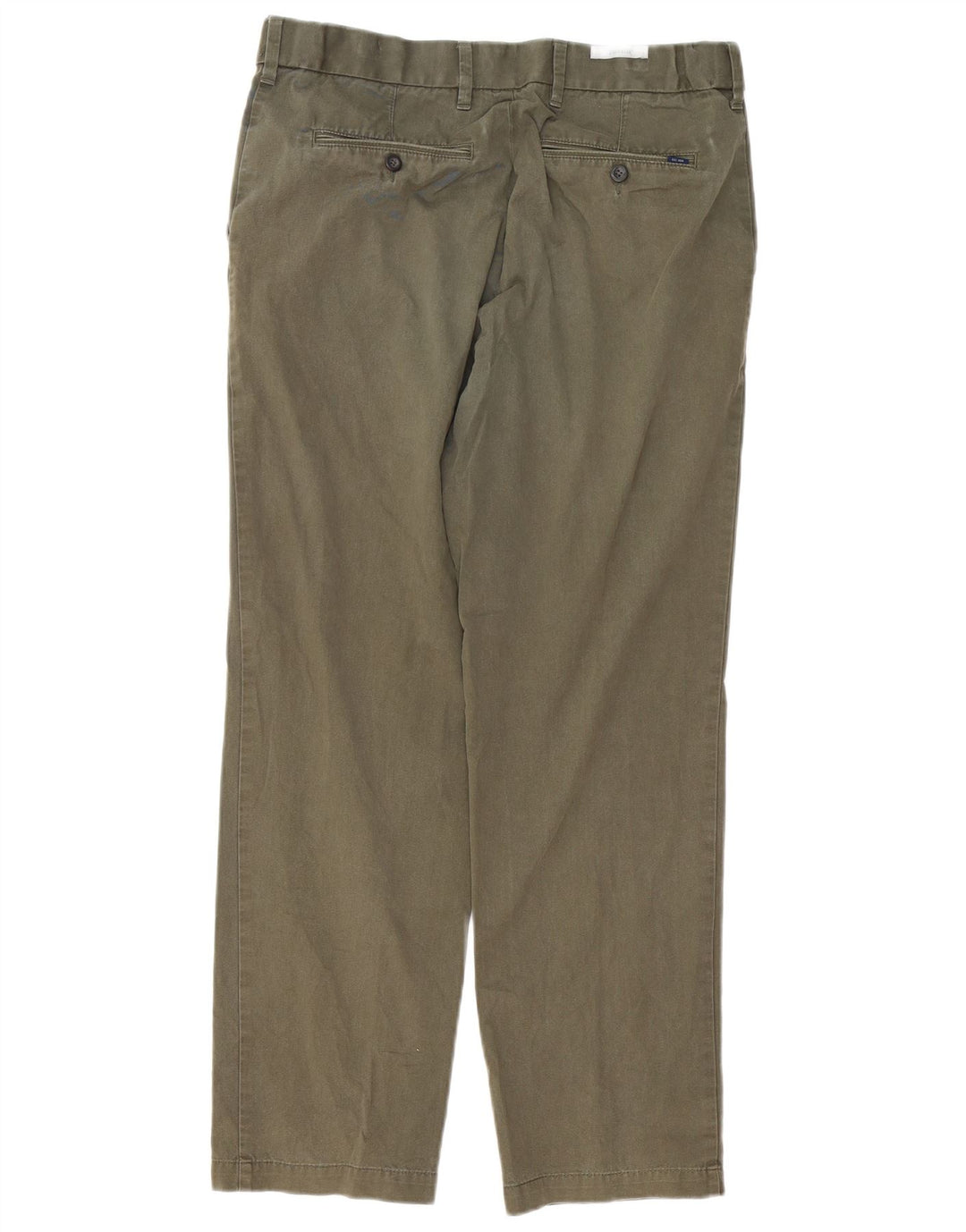MARKS & SPENCER Pantalon Chino Coupe Regular Homme W34 L29 Kaki Coton