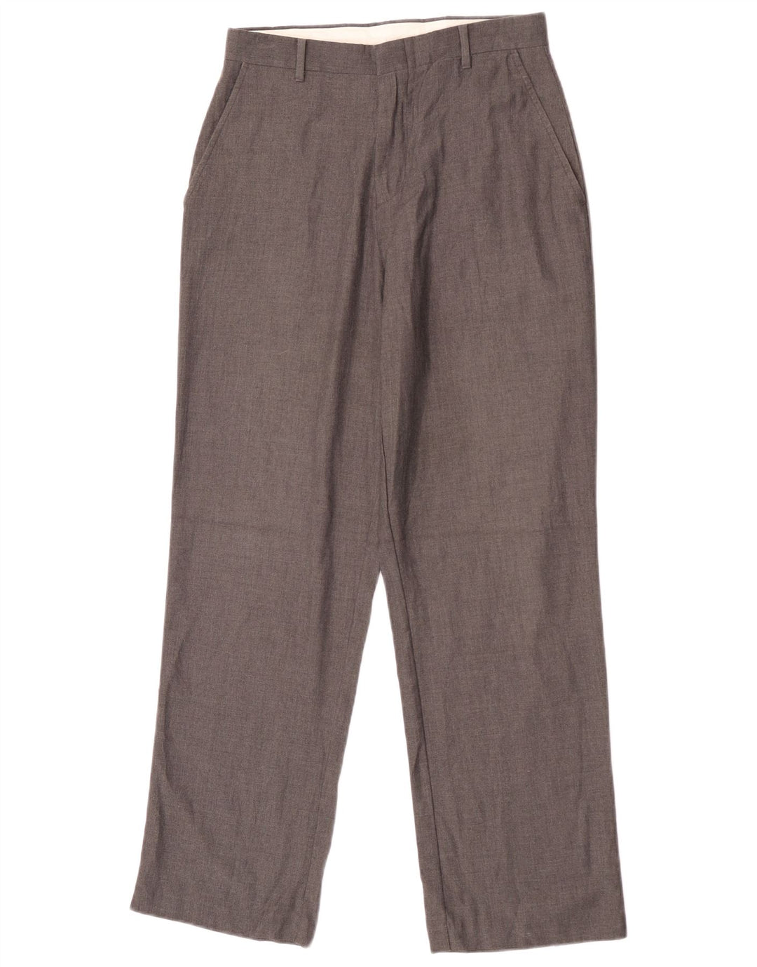 Chaps Pantalon Chino Droit Garçon 15-16 ans W28 L30 Gris Polyester