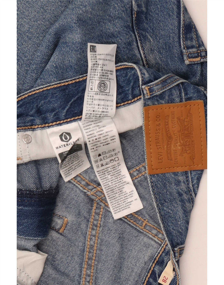 Levi's Short en Jean Femme W28 Bleu Moyen Coton