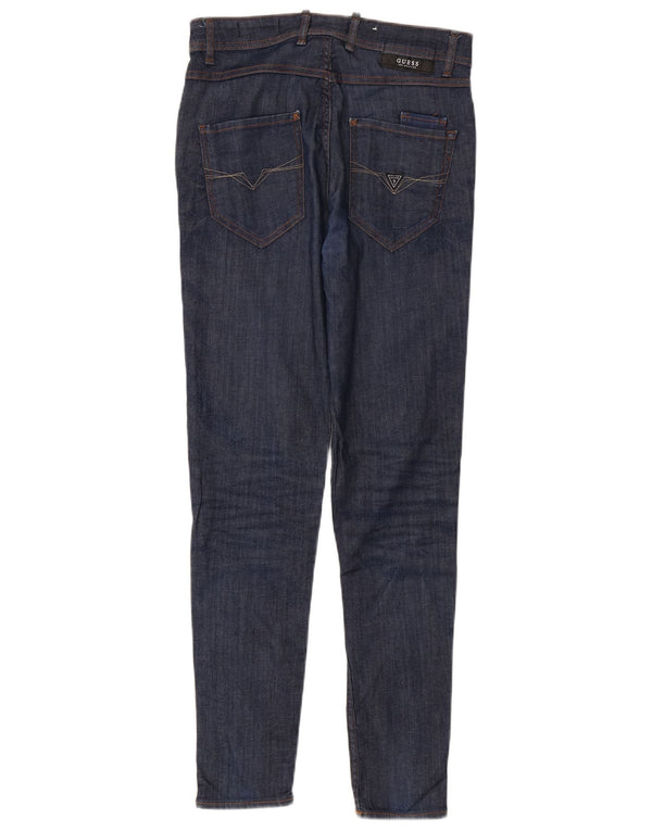 Guess Jean Slim Charlie W29 L31 Homme Bleu Marine Coton