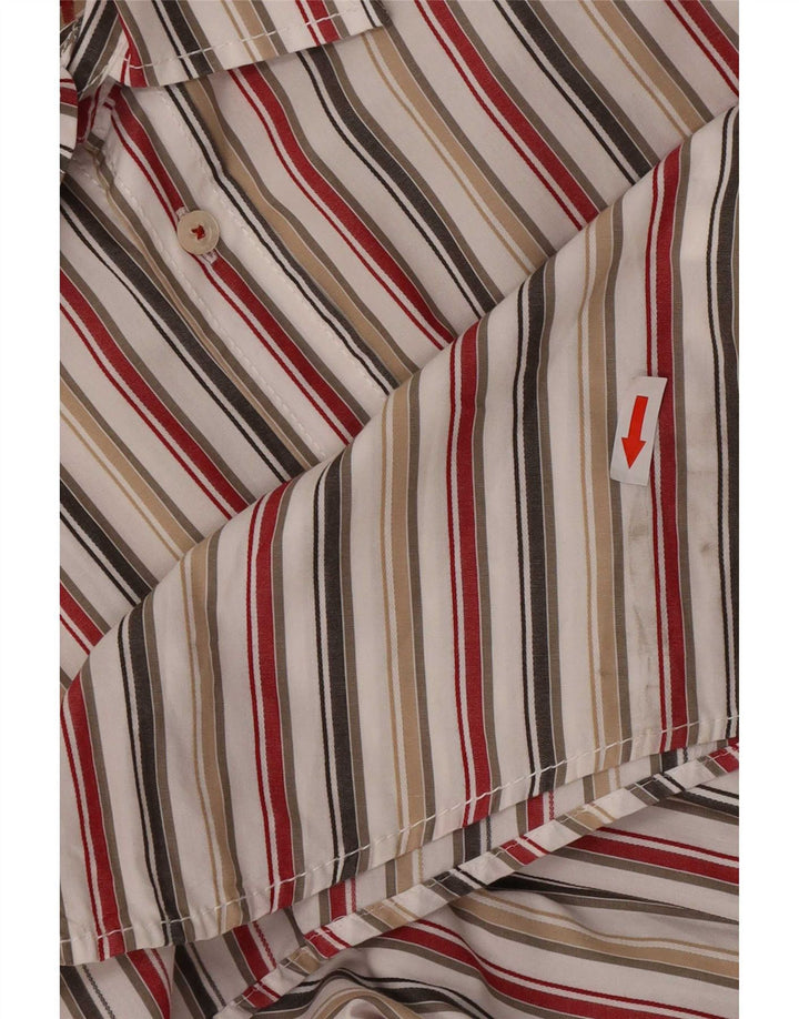 Chemise à Manches Courtes Homme Camel Active Rayé Multicolore Moyen