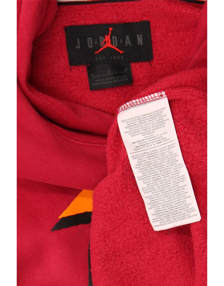 Jordan Pull à capuche graphique pour homme en coton rose moyen