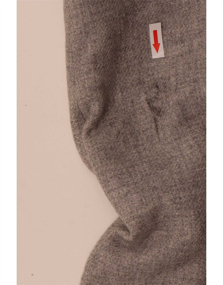 Zara Manteau croisé pour femme UK 14 Laine gris moyen