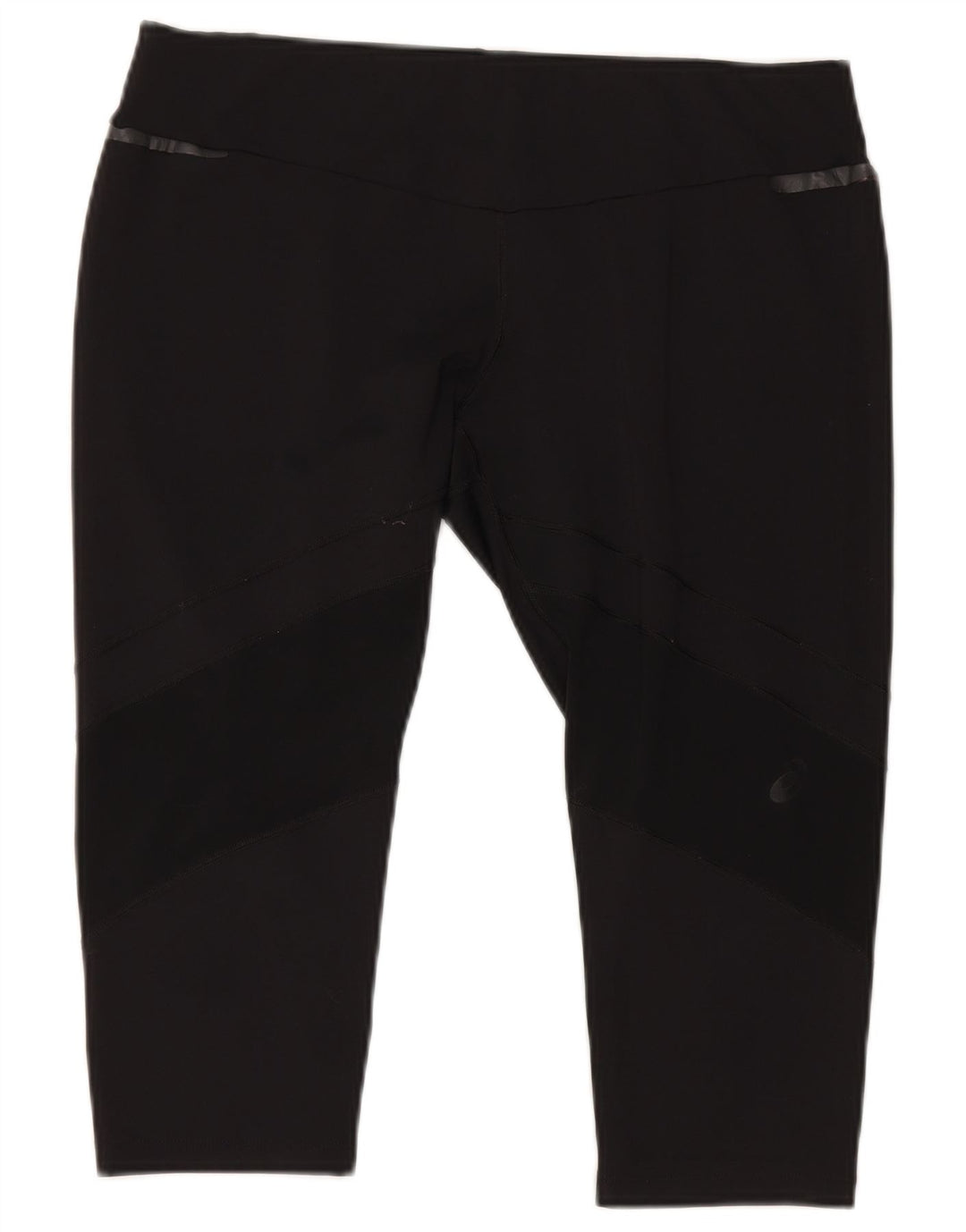 Asics Capri Leggings Femme UK 18 XL Noir Polyester